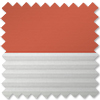 Duo Blind (Blackout), 4564 Orange & 1016 White - VELUX Loft Blind